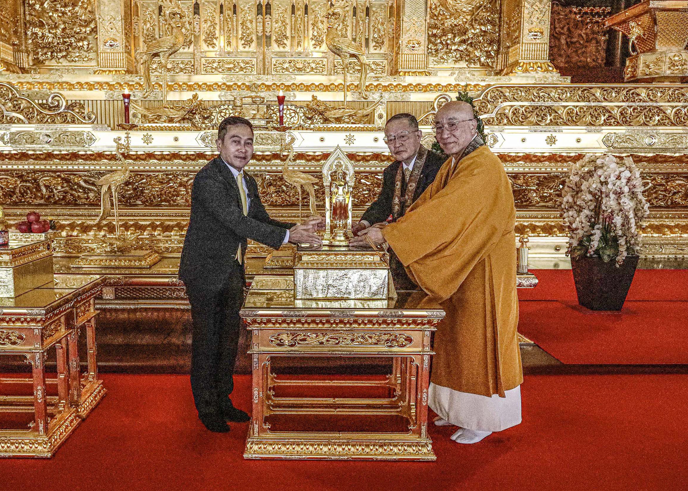 タイ王国 タムディ財団御一行 御参詣 of 念仏宗【念佛宗】三寶山無量壽