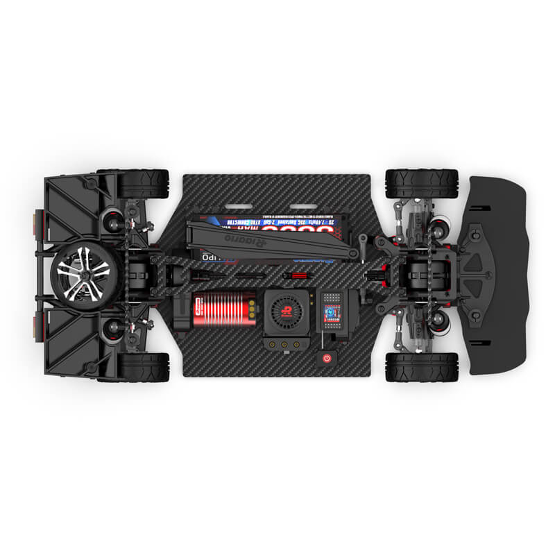 Rlaarlo 1/10 Carbon Fiber Brushless On-Road Cars, Supercar,AK-917