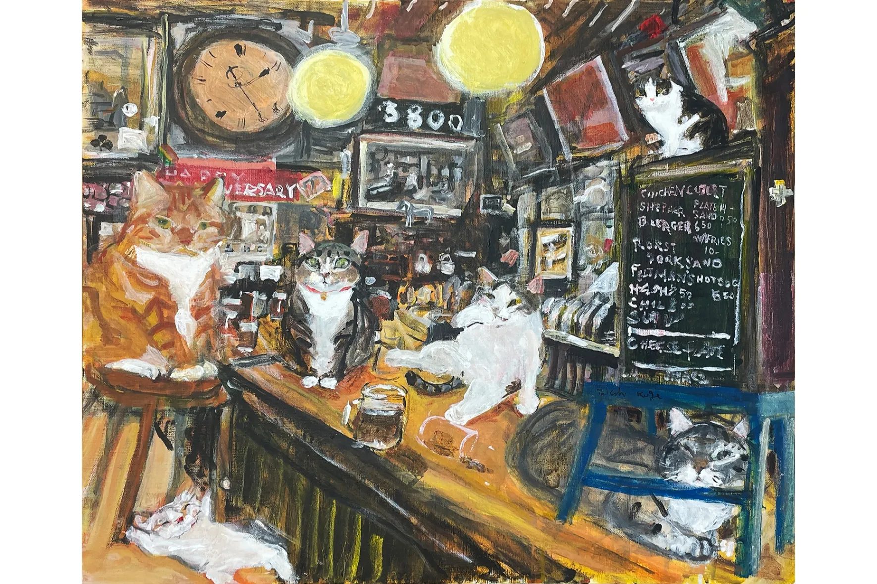 久下貴史 原画・版画展～マンハッタナーズの猫たち～