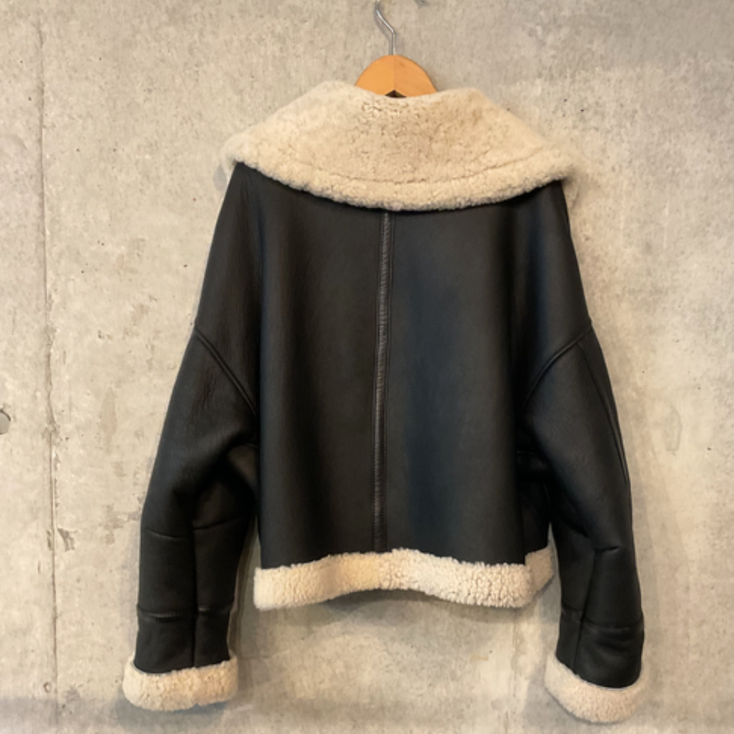 ムートンシングルライダースジャケット［20%OFF］ – RUKA