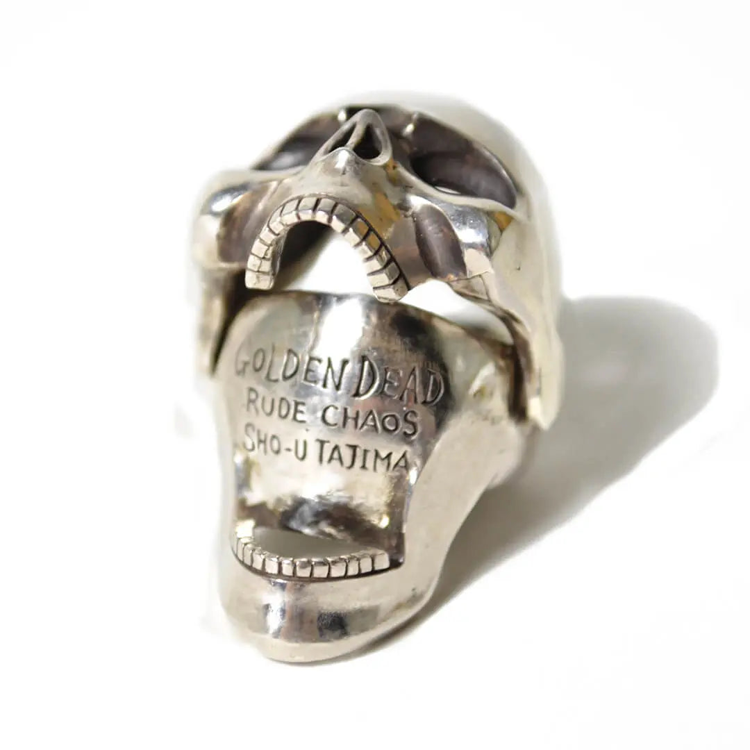 RUDE GALLERY CHAOS スカルブローチピンバッジ