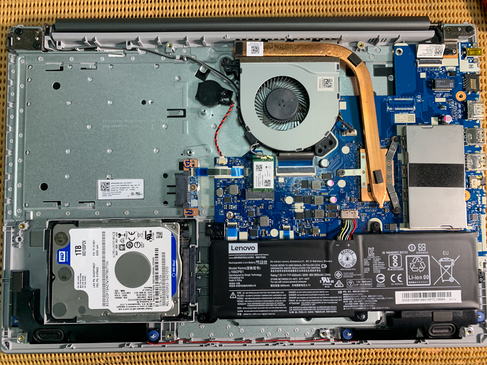 ideapad 520 USBがすべて使えない マザーボード修理しました