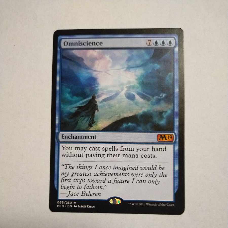 MTG 全知/Omniscience 英語 1枚の通販 MTG販売所＠複数購入で割引し