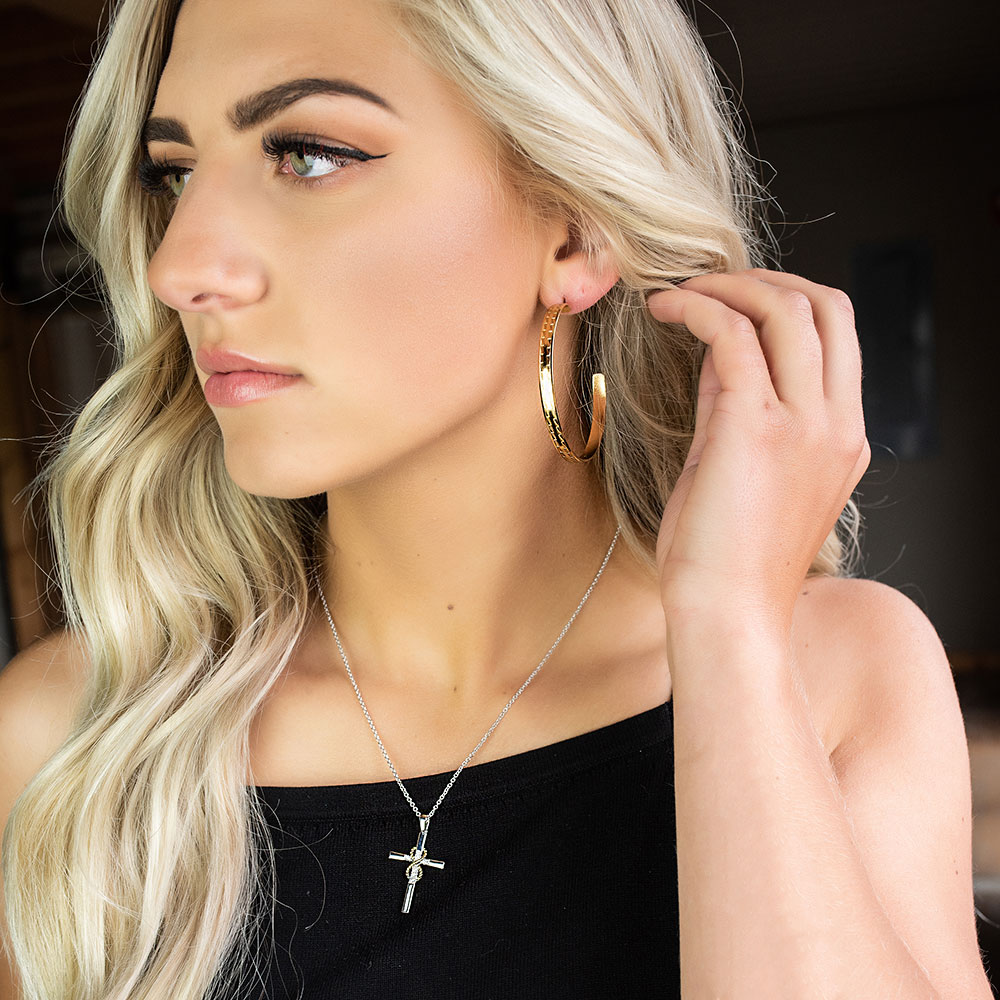 Eternal Faith Cross Necklace | Montana Silversmiths