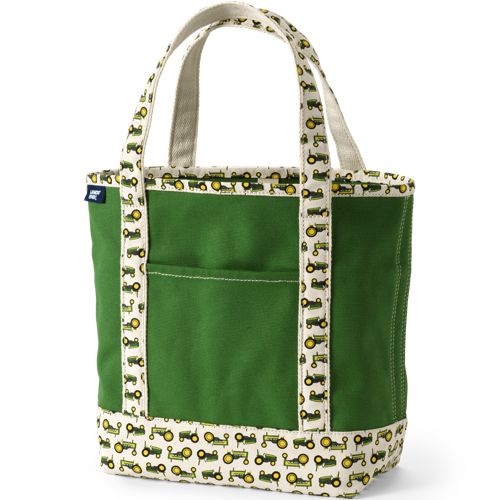 John Deere Medium Open Top Tote | Lands' End