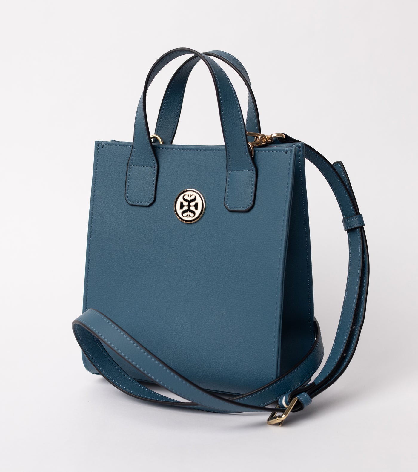 DENIM GIA VEGAN LEATHER MINI TOTE 🌿 – Scalzini Accessories