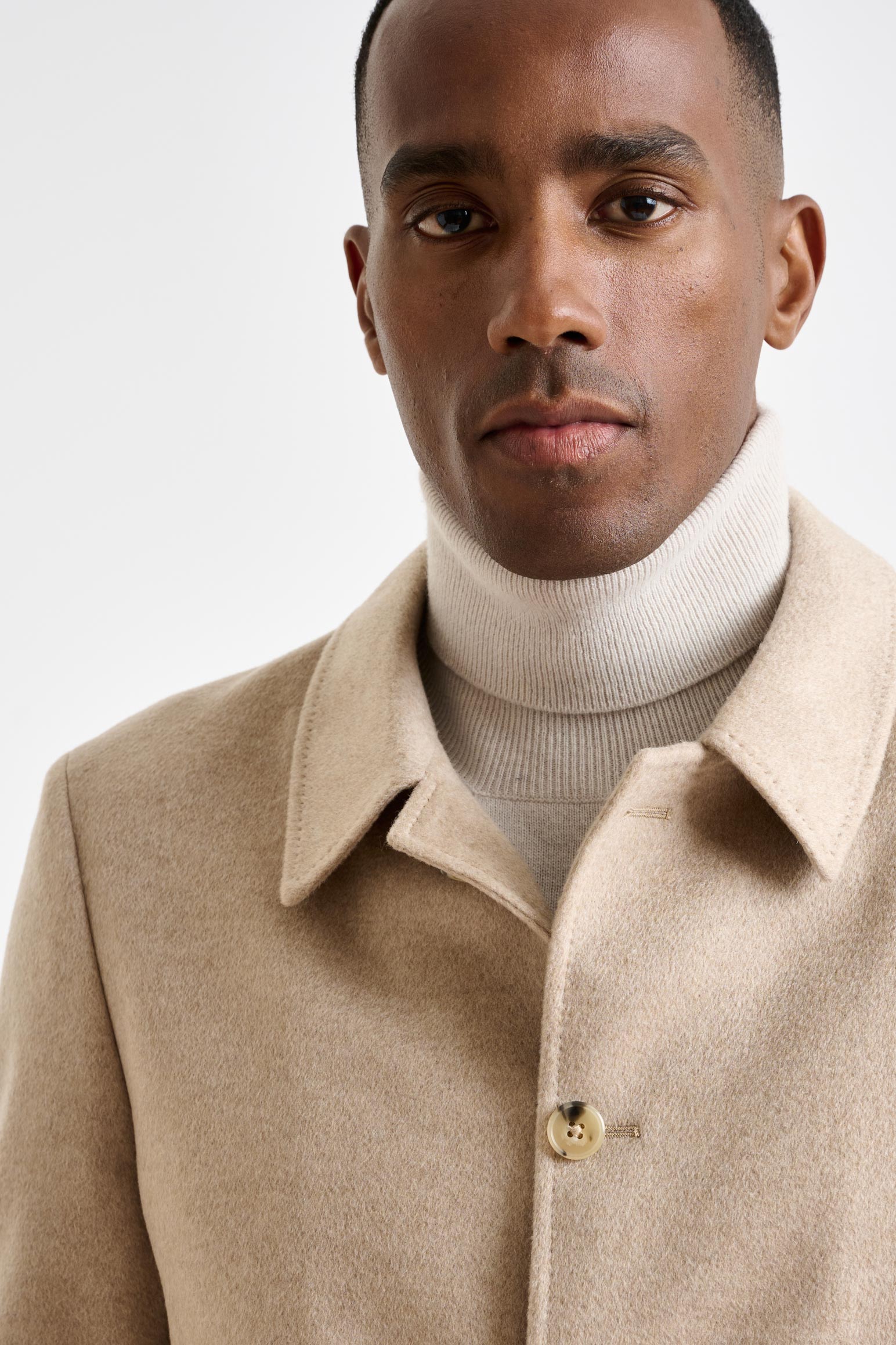 Brown 100% Cashmere Chelsea Shirt Jacket Zeus – Scabal