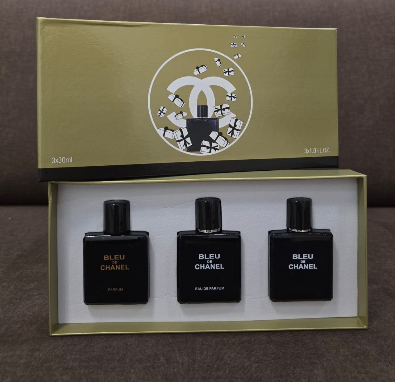 Bleu De Chanel 3 In 1 New Gift Set 3x30mL | Scentaurus