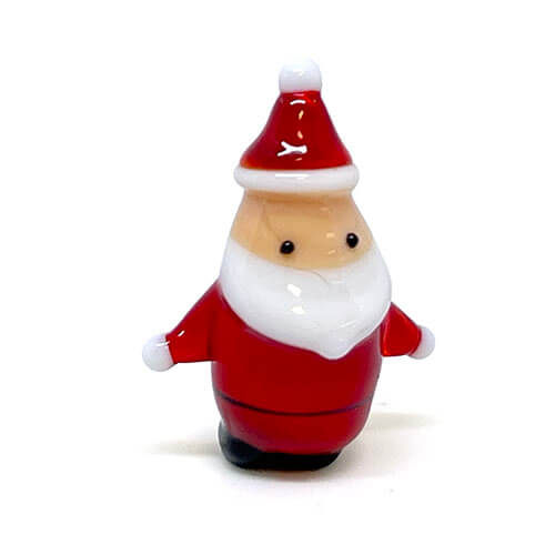 100373 ガラス細工【サンタ (レッド)】｜動物・恐竜フィギュアのZOOO!