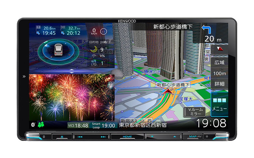 待望の大画面！KENWOOD彩速ナビ9V型フローティングモデル – スーパー