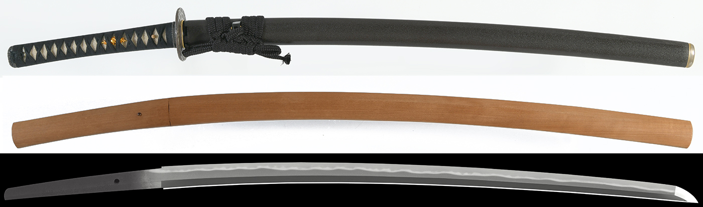 刀 陸奥会津住藤原道辰 天保三年辰二月日(四代) Katana