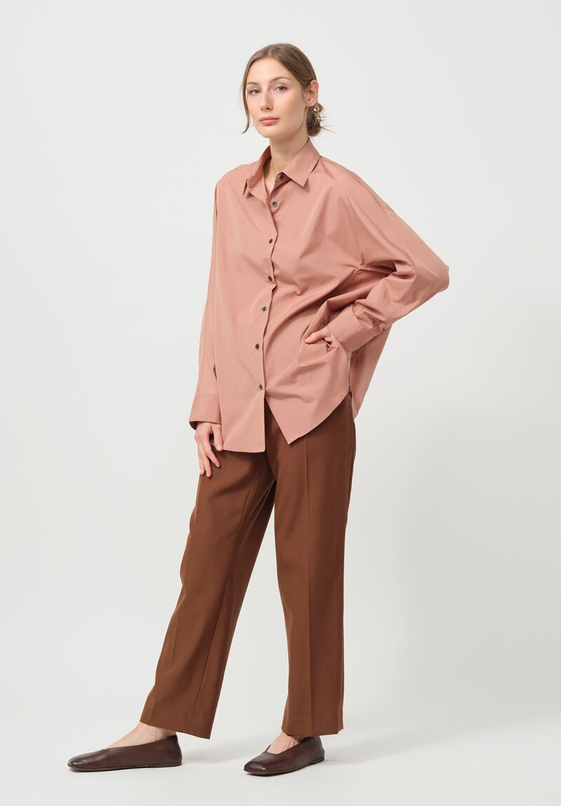 Dries Van Noten Cotton Casio Tape Shirt in Oros Pink | Santa Fe