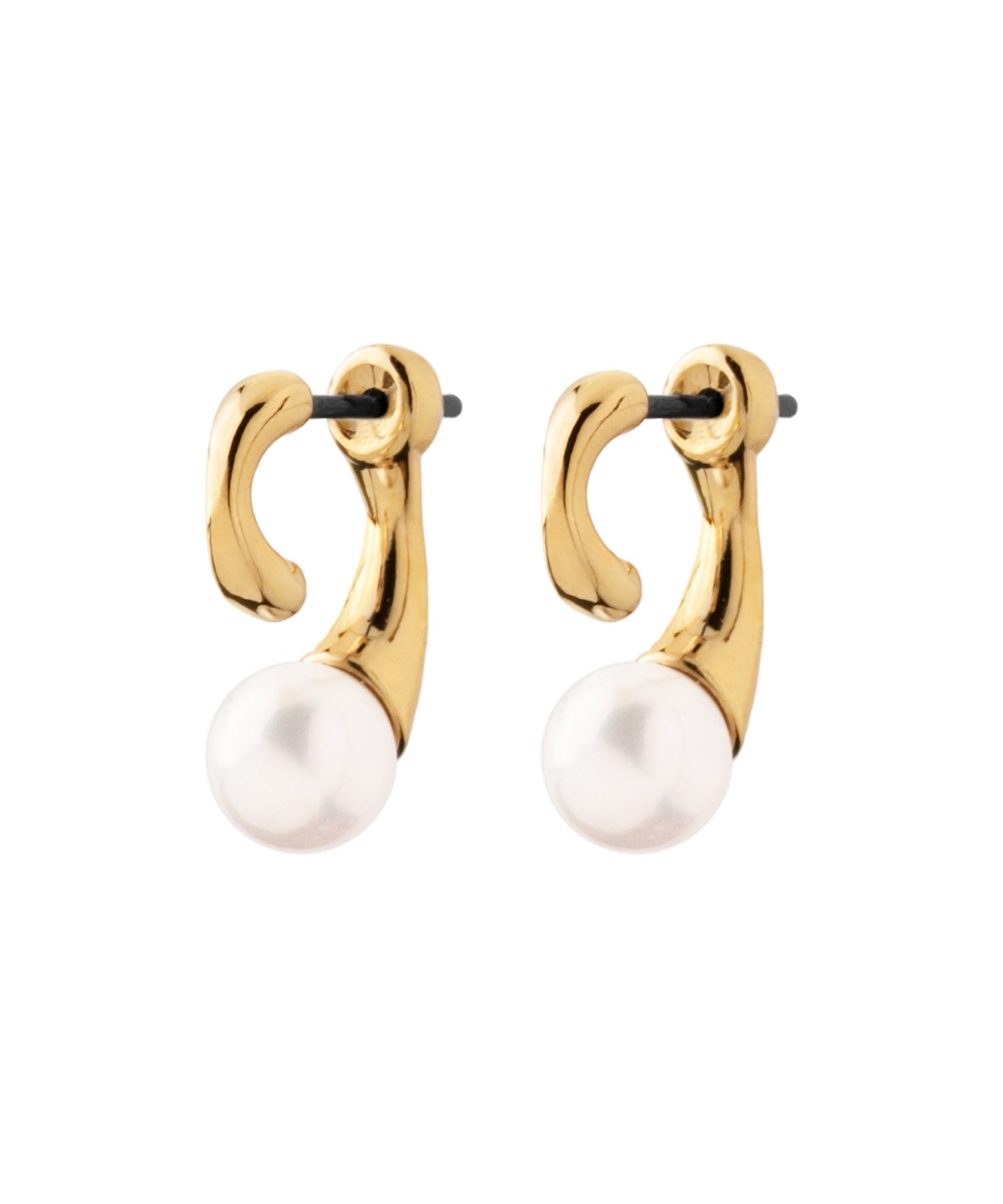 mimi33】パールバックキャッチピアス[Basic]｜アネモネ・シエナロゼ