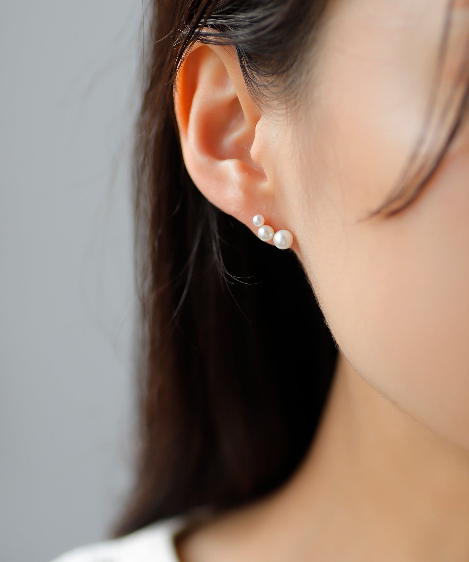 SIENA ROSE】スリーパールの10金ピアス｜SANPO ONLINE(サンポーオンライン)