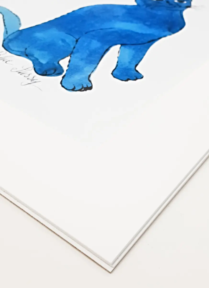 One Blue Pussy, C. 1954 By Warhol Mini Print - Saatchi Store