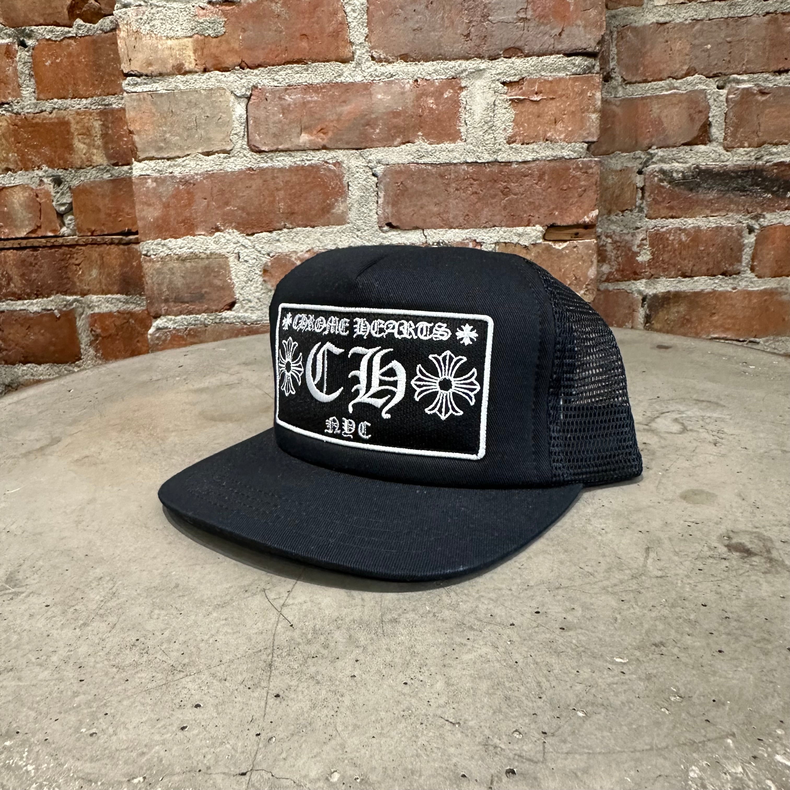 CHROME HEARTS NYC TRUCKER HAT 'BLACK' – Sadō Room