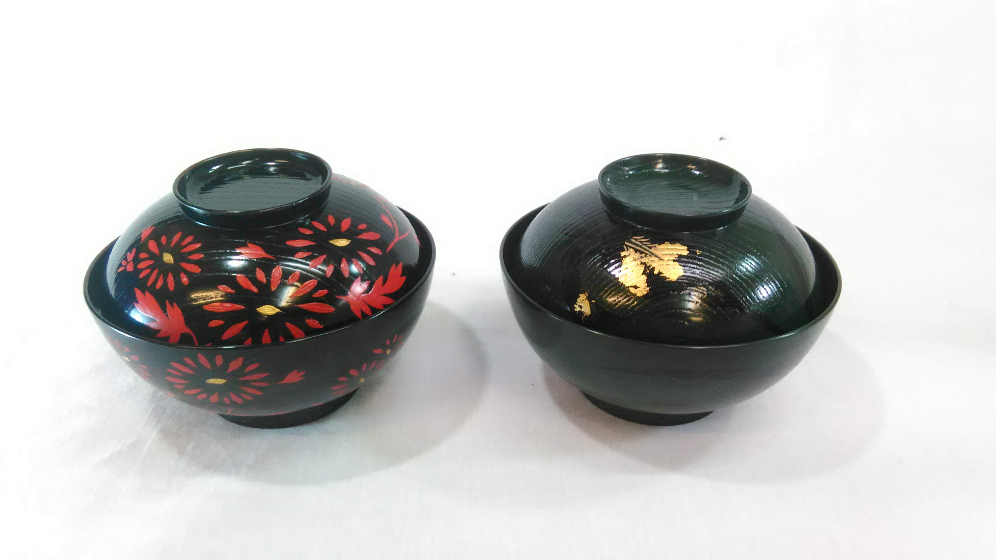 平安十匠作 草花絵替煮物碗 10客