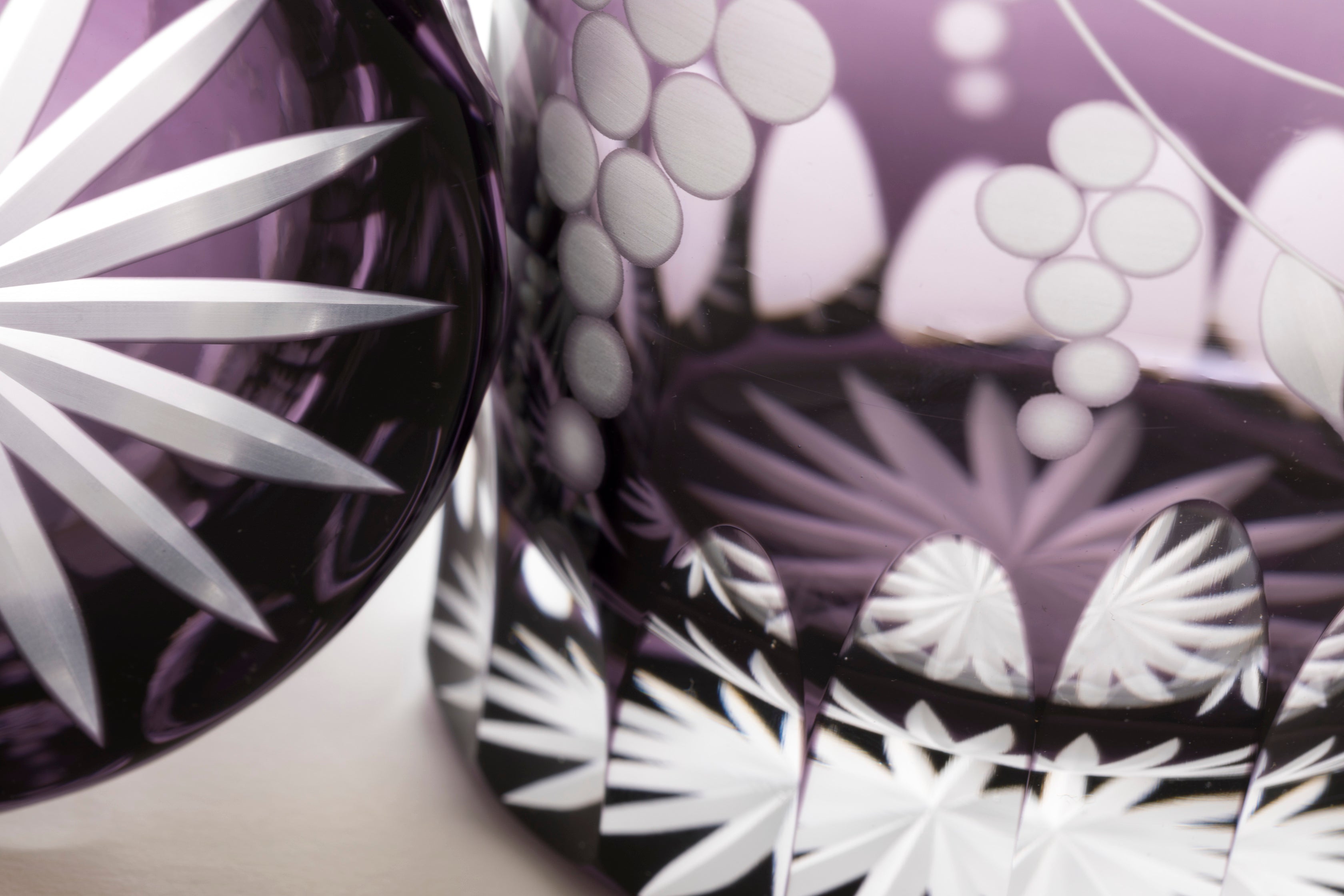 M-155-2V 葡萄文様 オールド ペア – 硝子工房 彩鳳