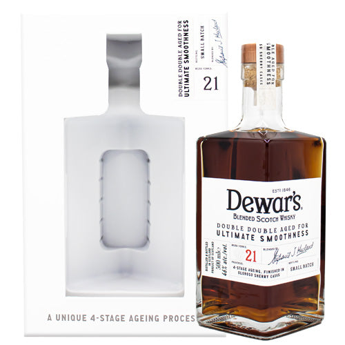 新品】Dewar's 21年 ダブルダブル 500ml箱無し Amazon.co.jp