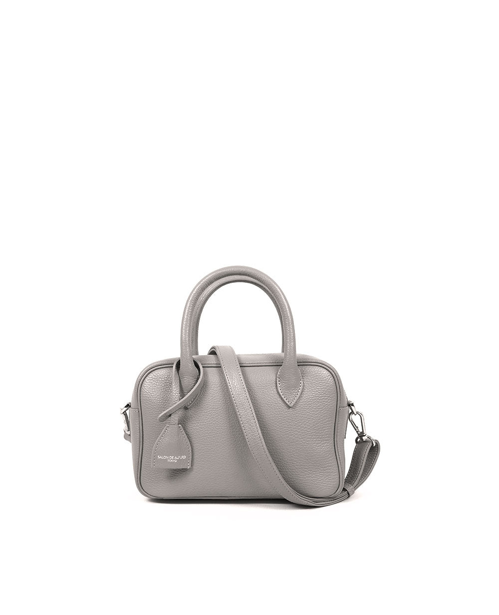 GAIEN 2WAYボストンバッグ Sサイズ イタリアンシュリンク型押しレザー