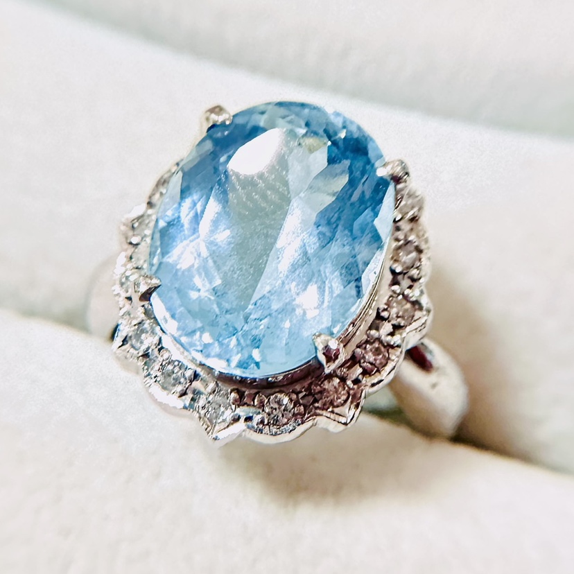 Pt900 アクアマリンリングの買取実績 | 買取専門店さすがや