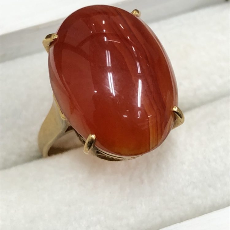 K18/18金 瑪瑙（メノウ） リング 指輪の買取実績 | 買取専門店さすがや