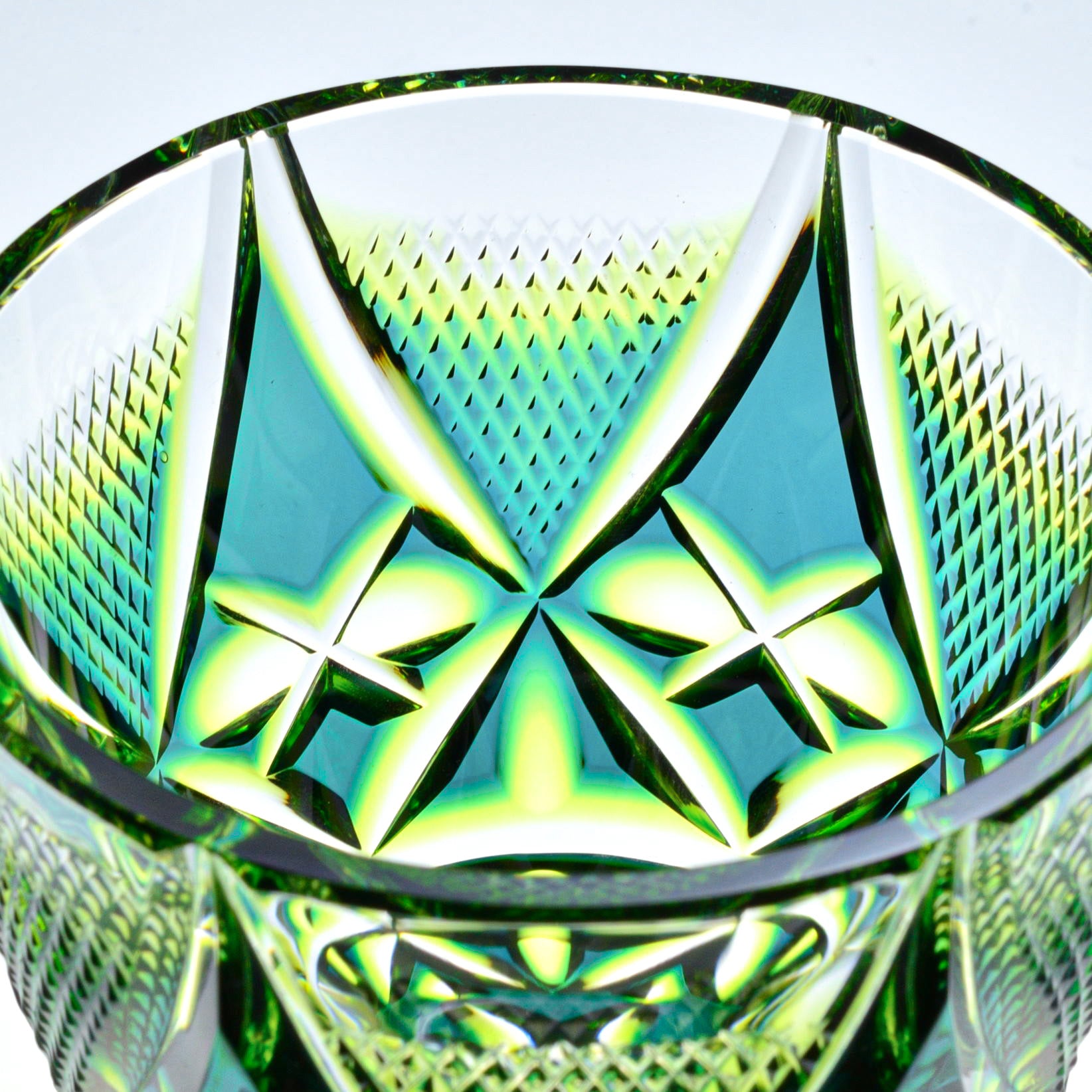 島津薩摩切子】 二色タンブラー cut213 – ㈱島津興業 島津薩摩切子