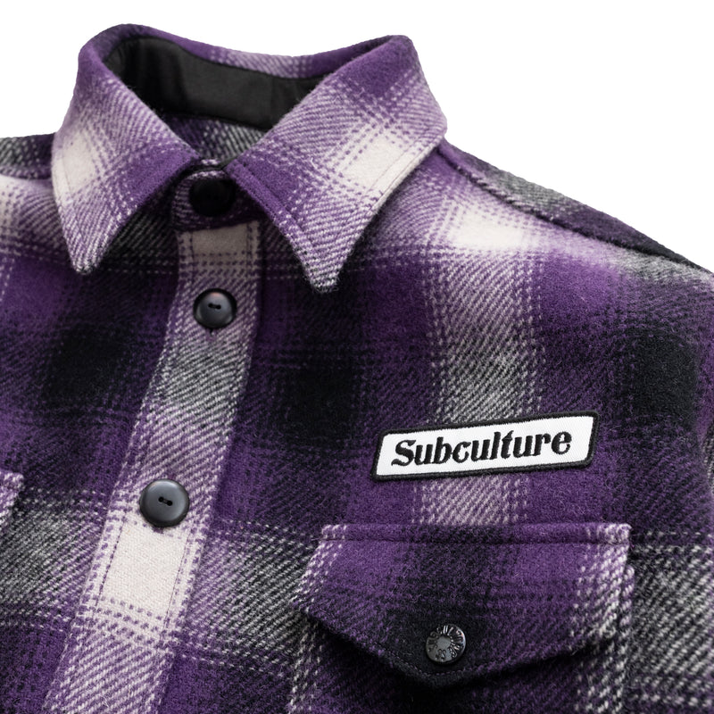 OMBRE CHECK JACKET / PURPLE CHECK – SC WEB STORE