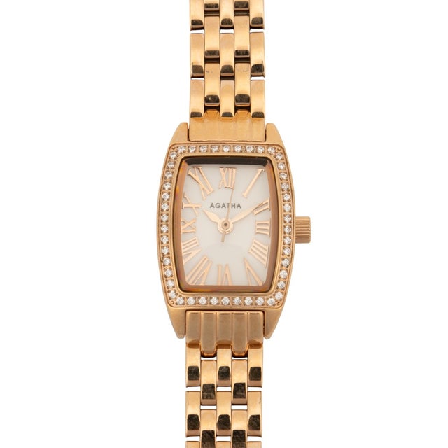 アガタ パリ AGATHA PARIS プチトノーウォッチ、ブレスレット、ピンク