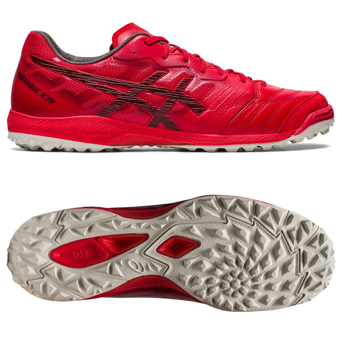 ASICS アシックス デスタッキ K FF TF(レッド×レッド) 1111A218 600