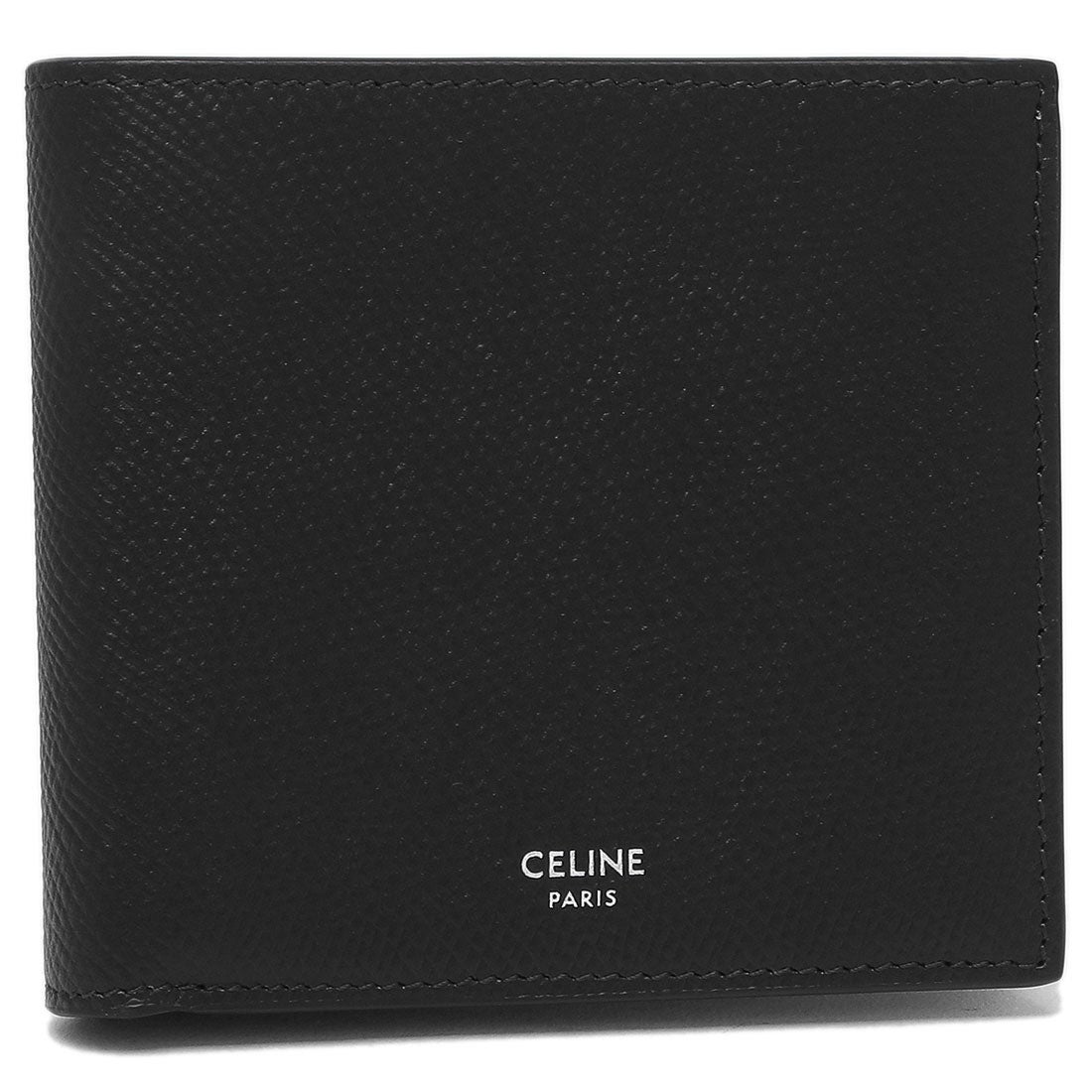 セリーヌ CELINE 二つ折り財布 バイフォールドウォレット ブラック