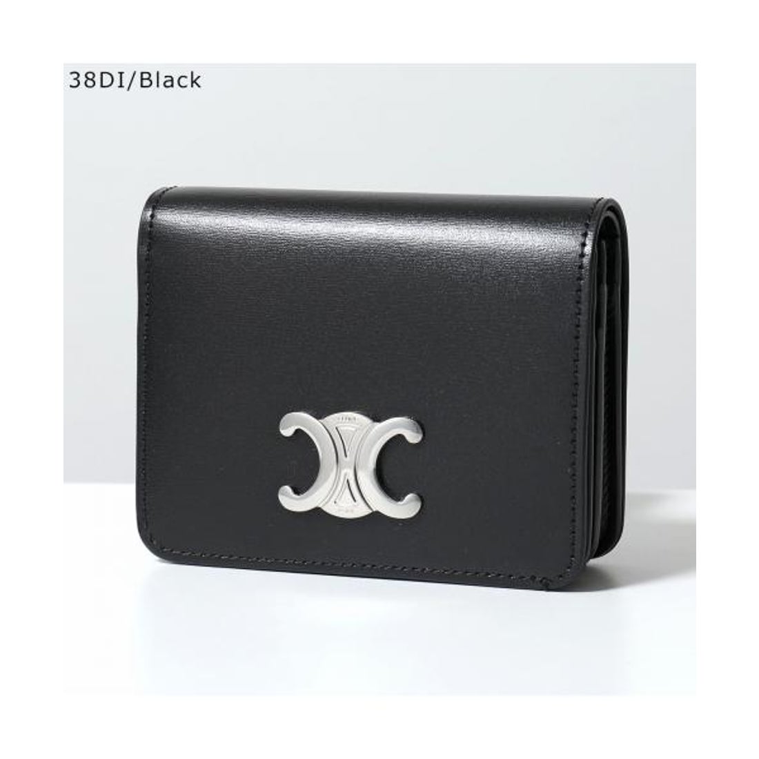 セリーヌ CELINE CELINE 二つ折り財布 TRIOMPHE 10K623DPV レザー