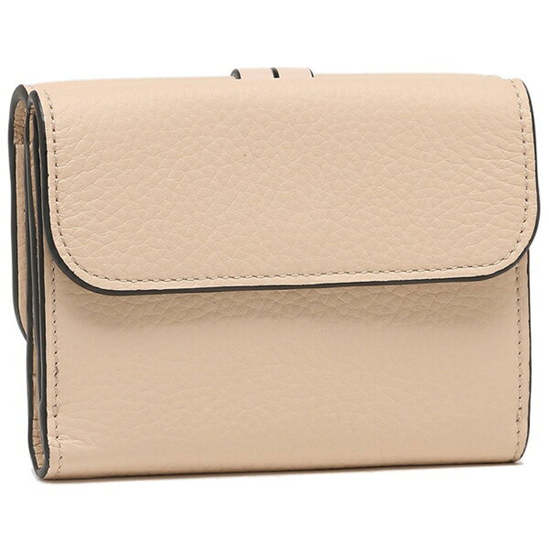 クロエ Chloe 三つ折り財布 アルファベット ミニ財布 ピンク