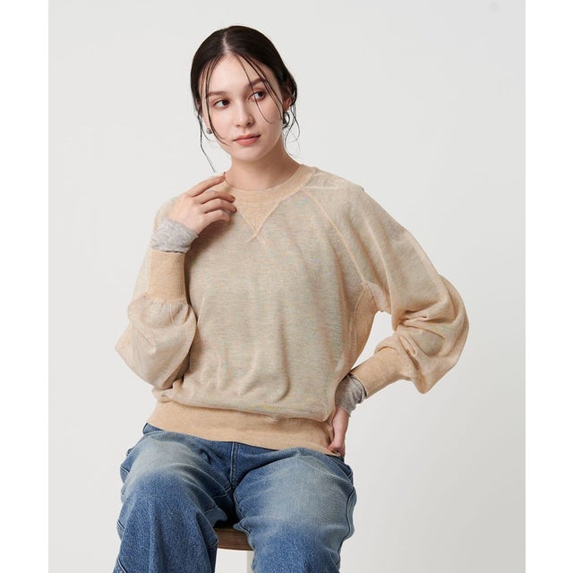 スライ SLY SHAGGY MIX FRONT ZIP トップス （M/BEG7） - ファッション