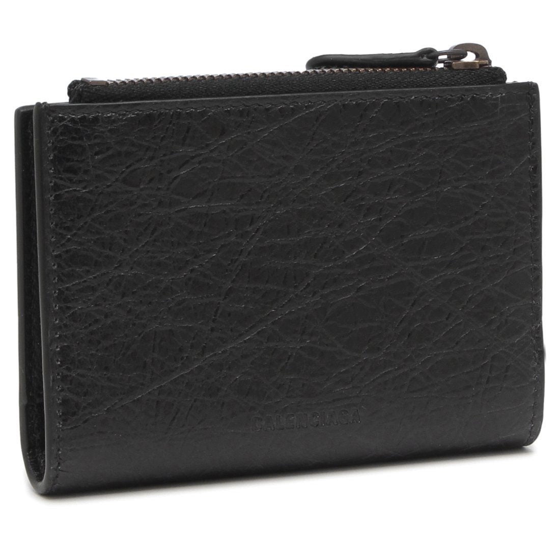 バレンシアガ BALENCIAGA 二つ折り財布 ル シティ ミニ財布 ブラック