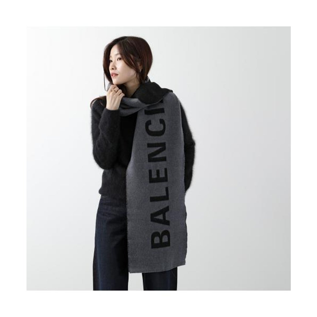 バレンシアガ BALENCIAGA BALENCIAGA マフラー 530047 420B0 ウール