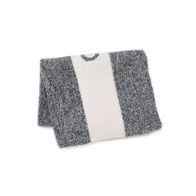 ジェラートピケ gelato pique パウダーメランジボーダーブランケット