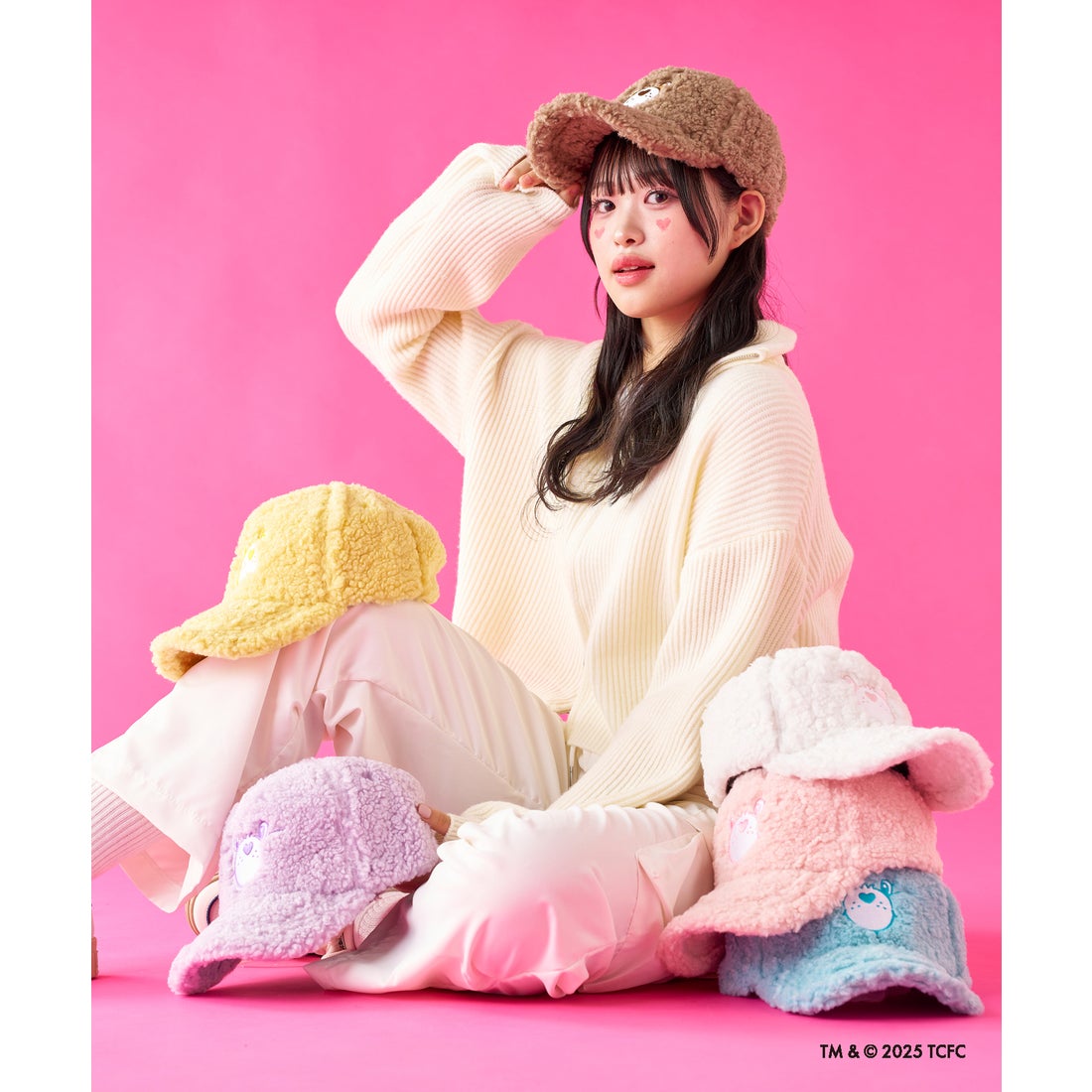 エスタ estaa ボアキャップ 帽子 ケアベア TM CareBears TM ワン