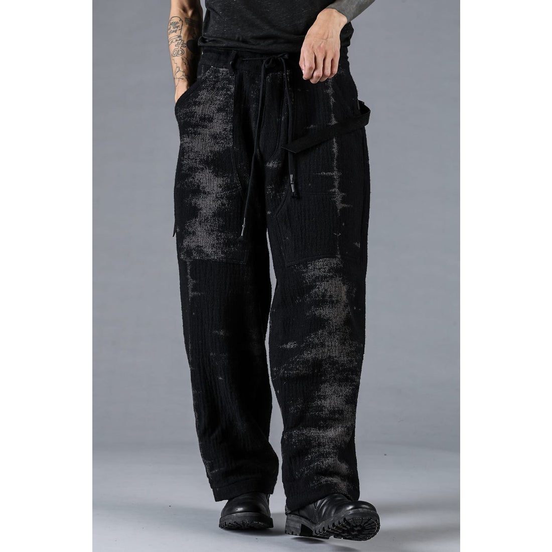 パンツ D.HYGEN heavy linen pants D.HYGEN Distraction Check