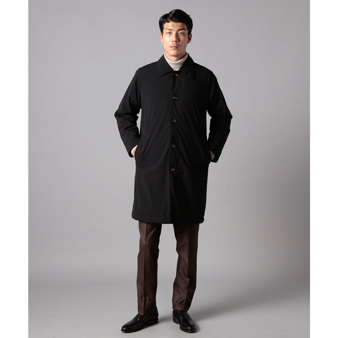 ダウンバルカラーコート （ブラック） -D'URBAN | ダーバン公式