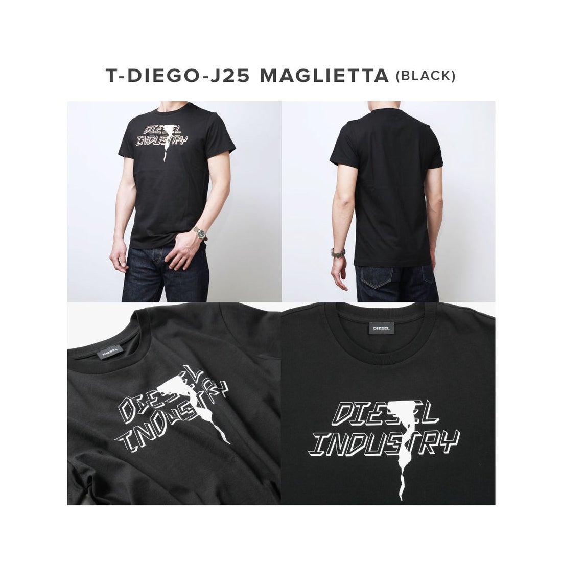 ディーゼル DIESEL ディーゼル DIESEL Tシャツ メンズ 半袖 T－DIEG