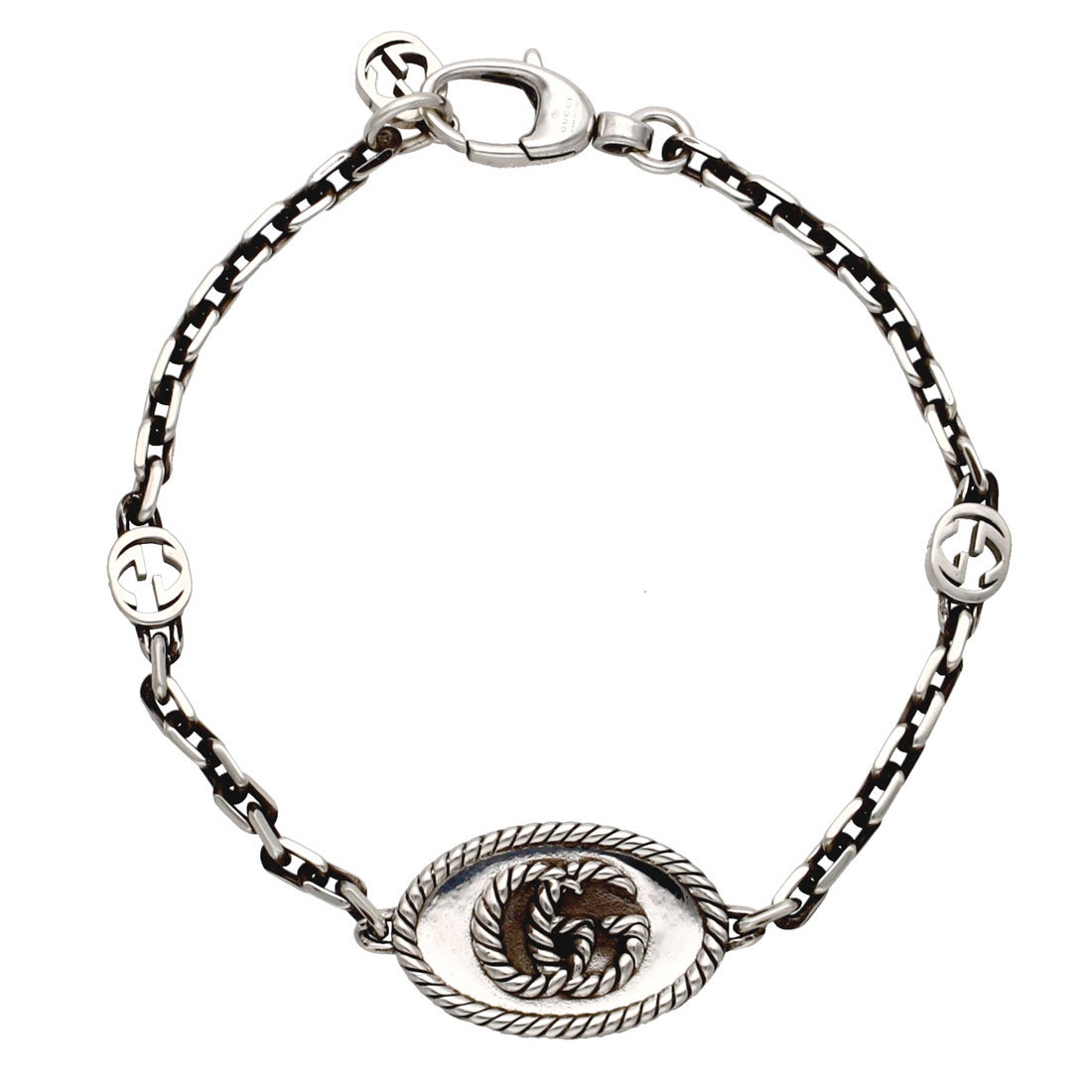 グッチ GUCCI 627749-J8400 ブレスレット GGマーモント メンズ