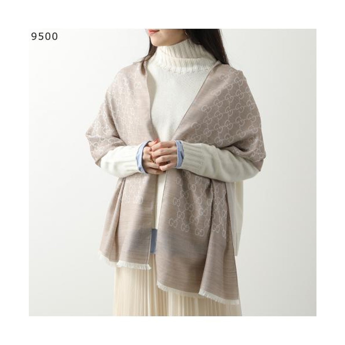 グッチ GUCCI GUCCI ストール 165904 3G646 GGロゴ ジャガード （9664