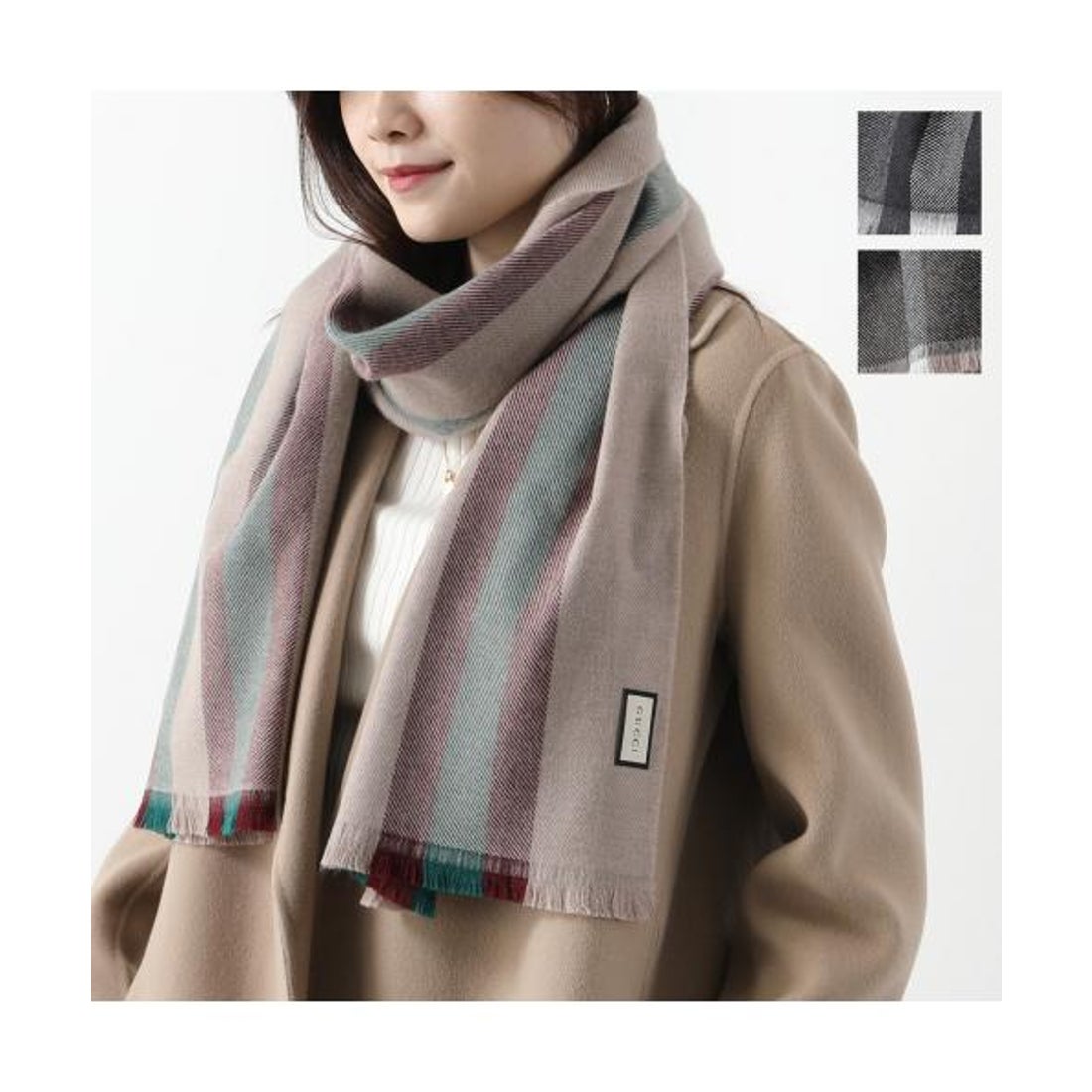 グッチ GUCCI GUCCI マフラー 387574 4G200 ウール ストール （1361