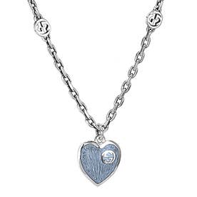 グッチ GUCCI 645545-J89B4 ネックレス レディース （シルバー/ブルー