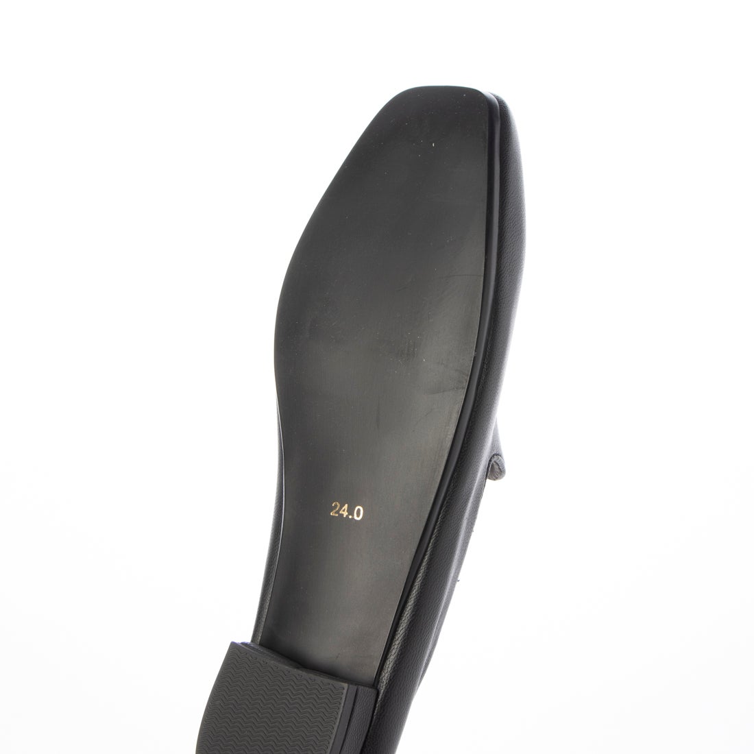 ホ 歩 柔らかレザーフラットシューズ （BLK） - ファッション通販