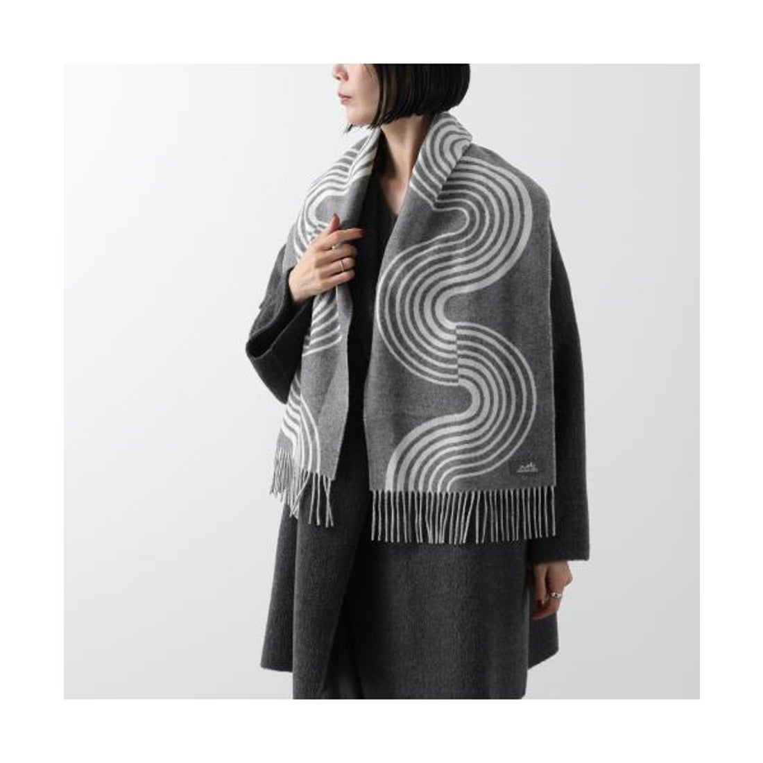 エルメス Hermes HERMES マフラー 140×30 カザック H259133S カシミヤ