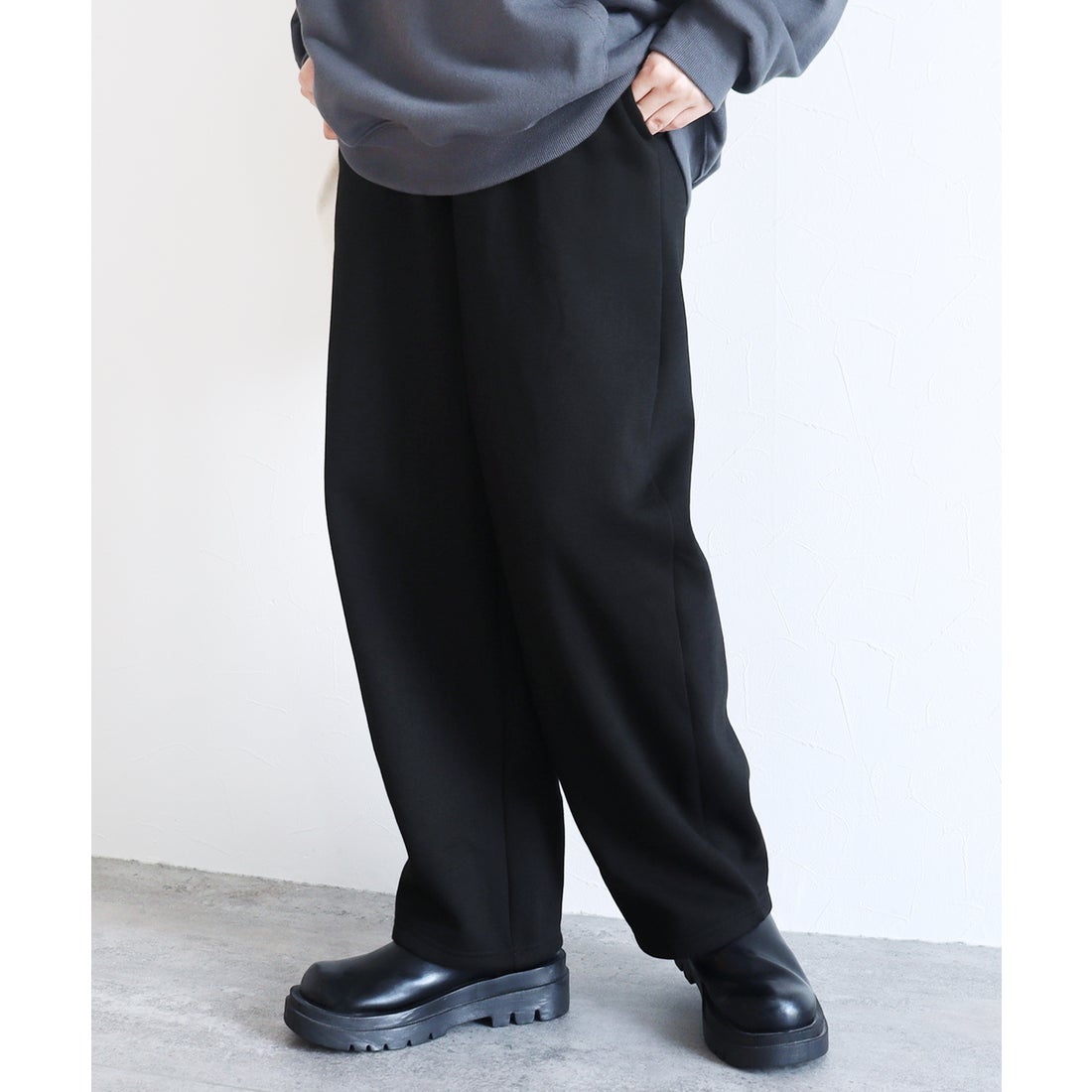 レカ reca 裏起毛カーブパンツ（day254087） （エクリュ） -靴