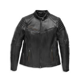 Willie G(TM) レザージャケット/ラインストーン -ハーレーダビッドソン