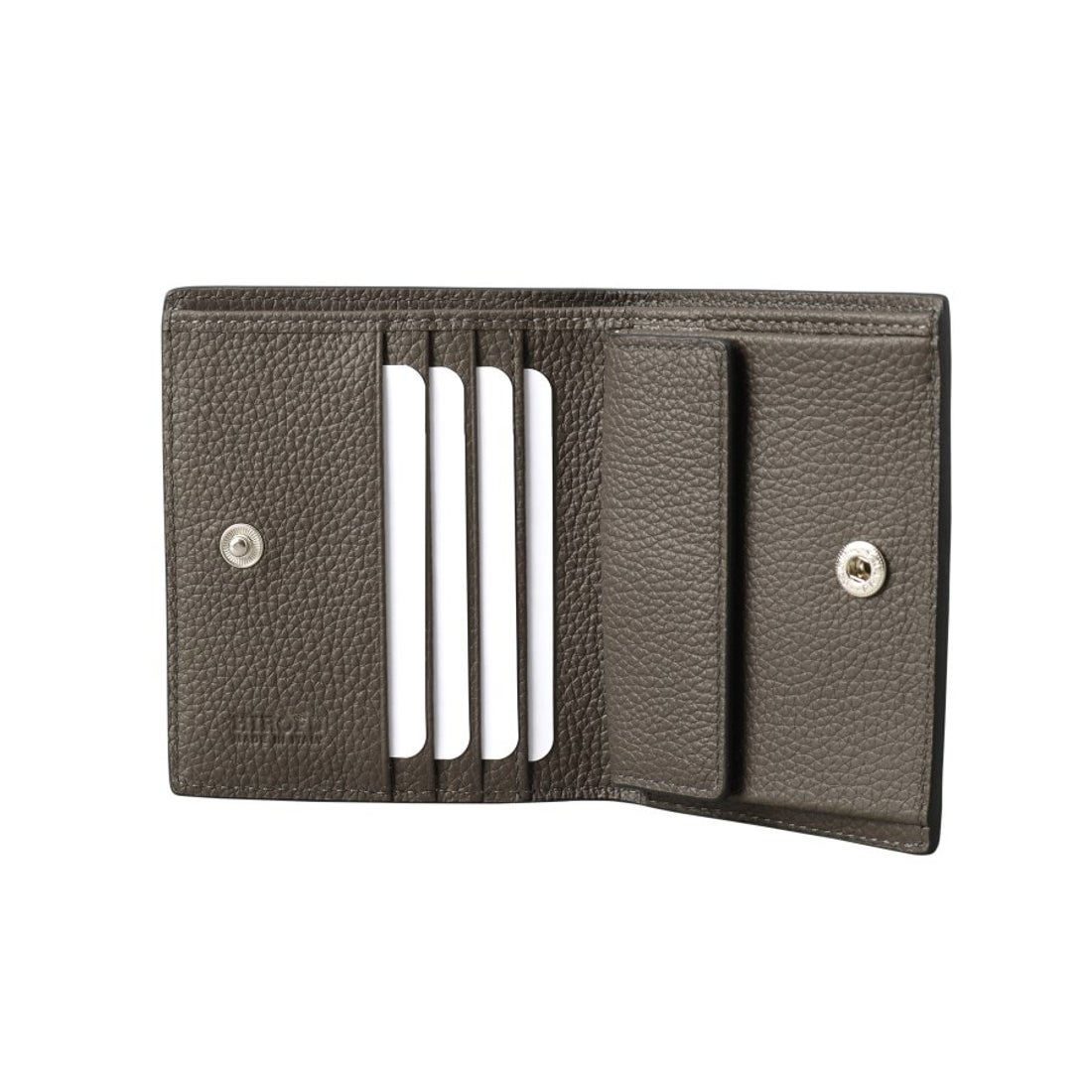 ヒロフ HIROFU 【ピウメノ】二つ折り財布 レザー コンパクトウォレット